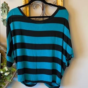 3/4 Sleeved Cotton Sweater with Lace Back